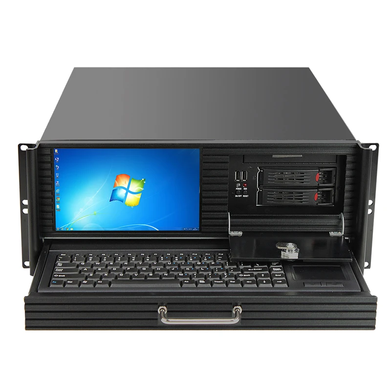 4U Aluminum Industrial PC Server Case with 3.5\