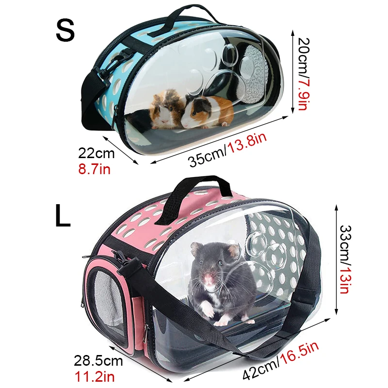 Portable Breathable Pet Carrier Backpack, Dog and Cat Travel Cage, Outdoor Handbag