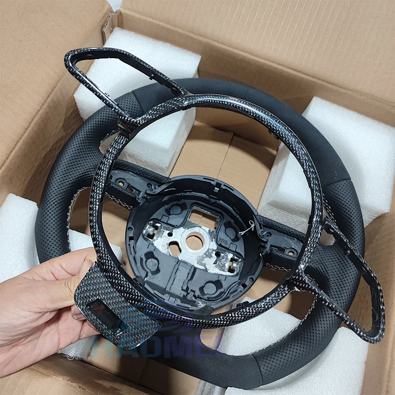 Carbon Fiber Steering Wheel Frame Suitable For Audi A4 B8 A3 8P 8V S3 S4 RS3 RS4 Models Car Steering Wheel Accessories