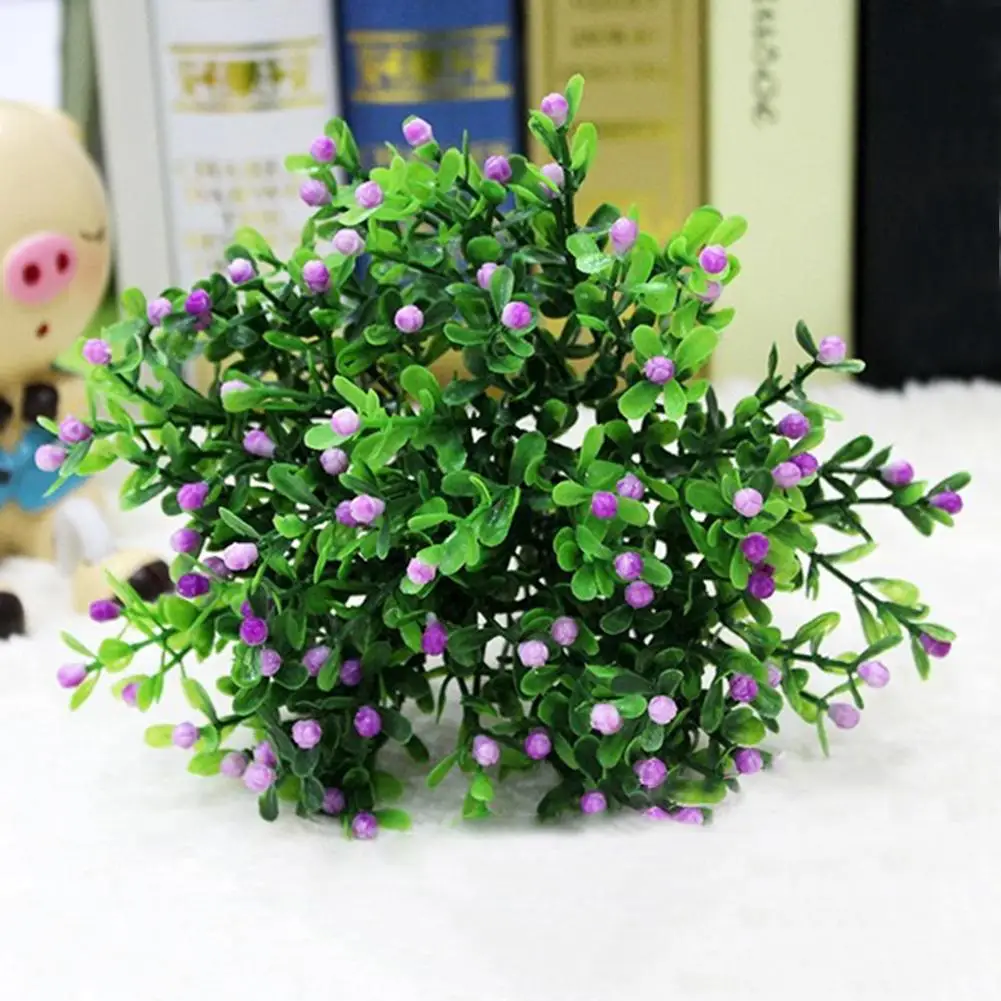 24cm Flower Bouquets Artificial Plant Fake Flowers DIY Arrangement Wedding Simulation Plant Home Office Decor Decoración Hogar