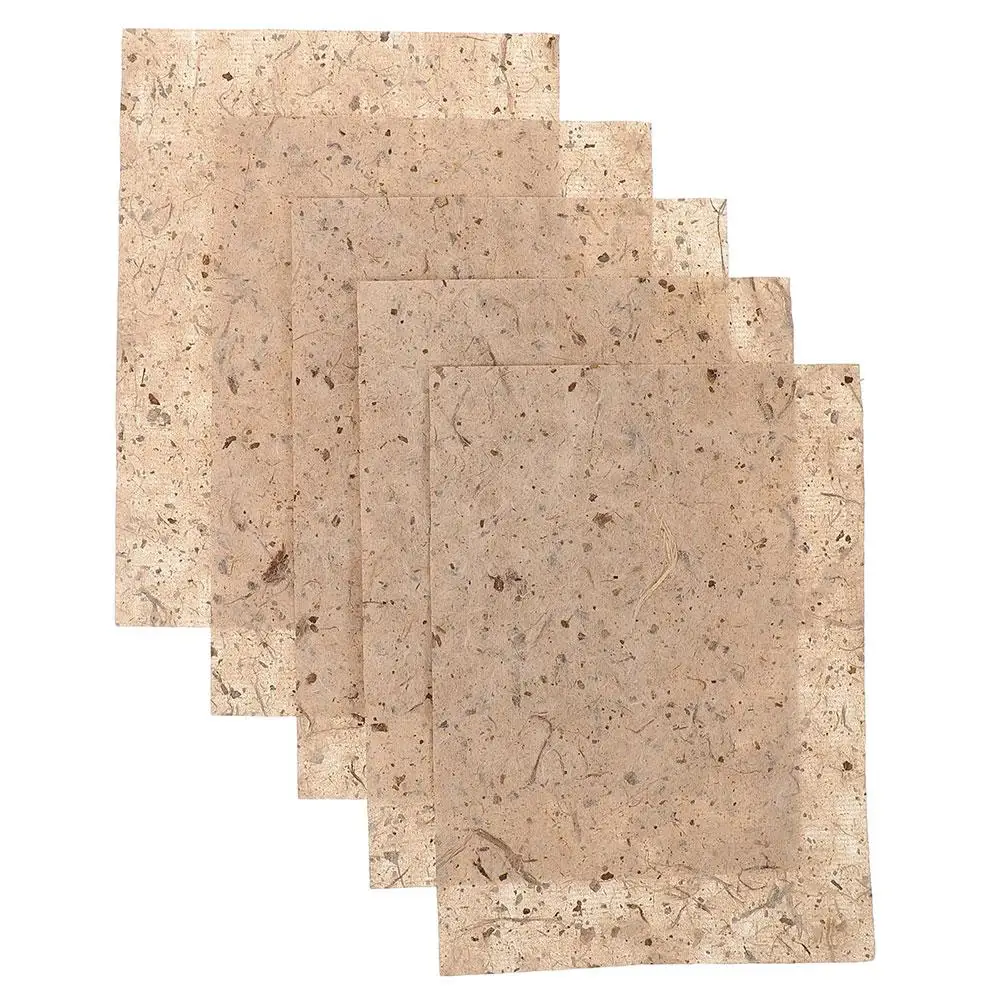 20 Pcs Paper Durable Bark Sheets for Decoupage Calligraphy DIY Painting Crafts Vintage Handmade Rice Paper