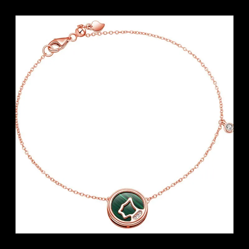 شعبية S925 الفضة الاسترليني جولة نمط شخصي بسيط وجديد تصميم تنوعا سوار المرأة