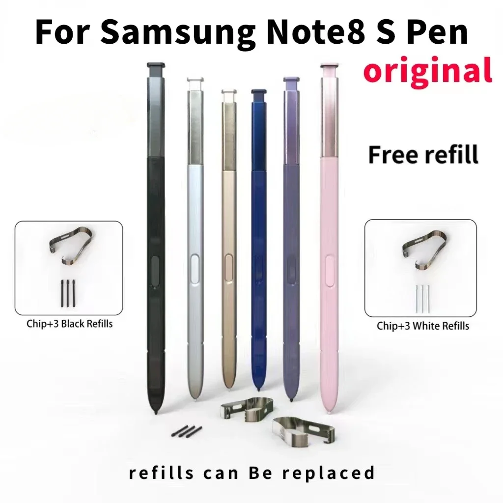 Original  Note8 Official S Pen Stylus Capacitive for Samsung Galaxy Note 8 SM- 950 Writing Bluetooth Remote Control With Logo