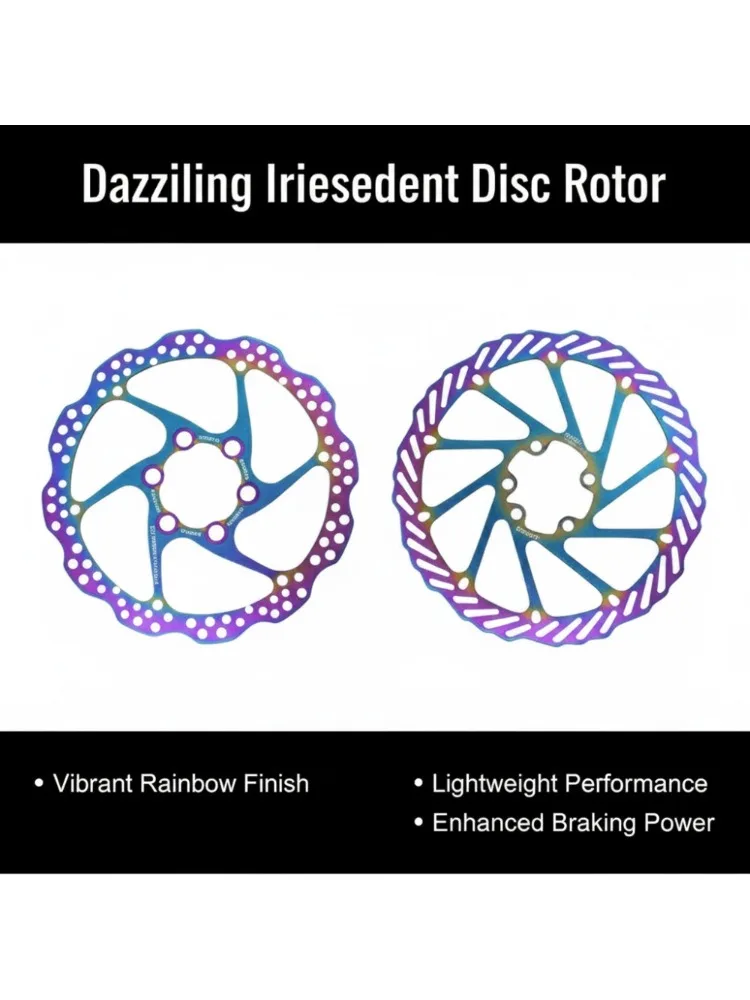 AliExpress NONE Bike Disc Brake 160 180 mm Rotors With Bolts Hydraulic Brake Road Mountain Bicycle MTB Oil Slick Rotor Bicycle Parts