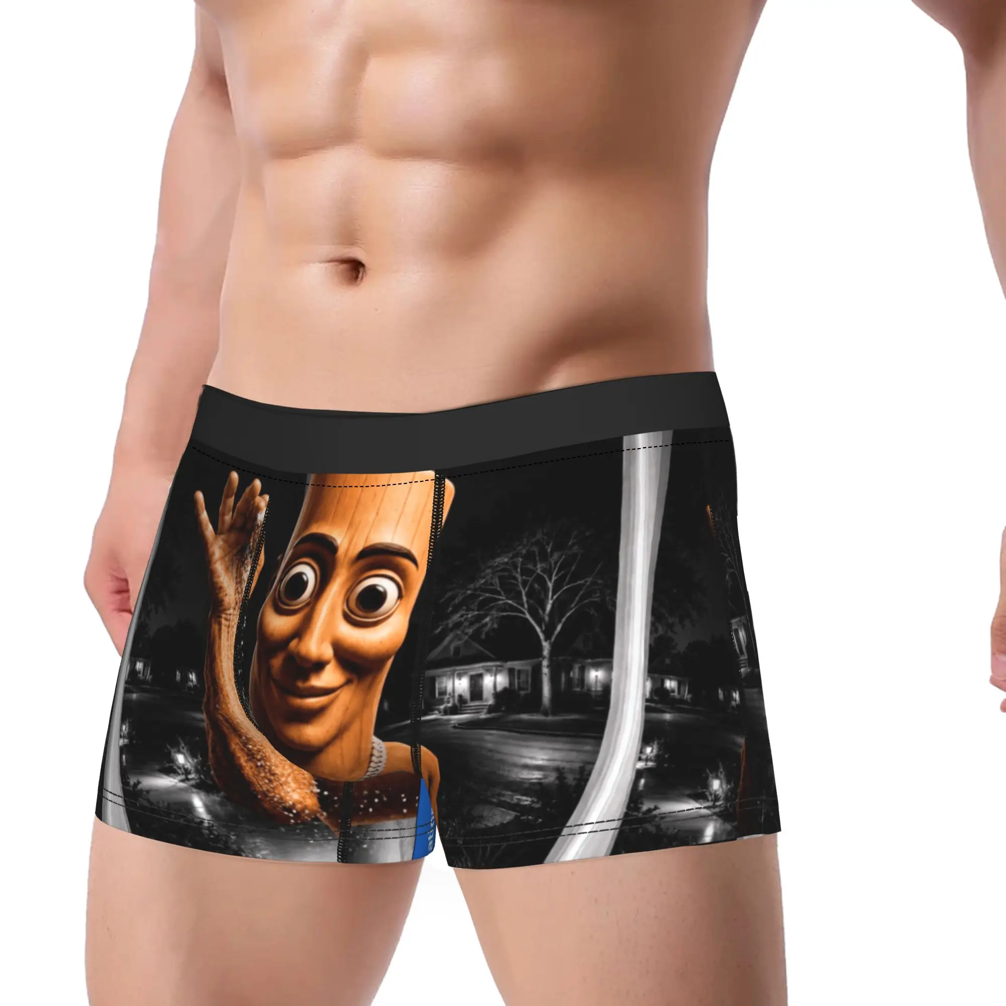 There is Motion at Your Front Tung Tung Sahur Money Viral Performance Underwear Underpants Shorts Briefs 3D Pouch Boxer Shorts