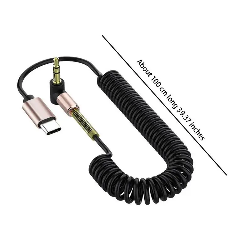 USB Type C to 3.5mm Audio Cable Audio Aux Cable For Car Headphone Speaker Wire Line 3.5 Jack Aux USBC Audio Cord