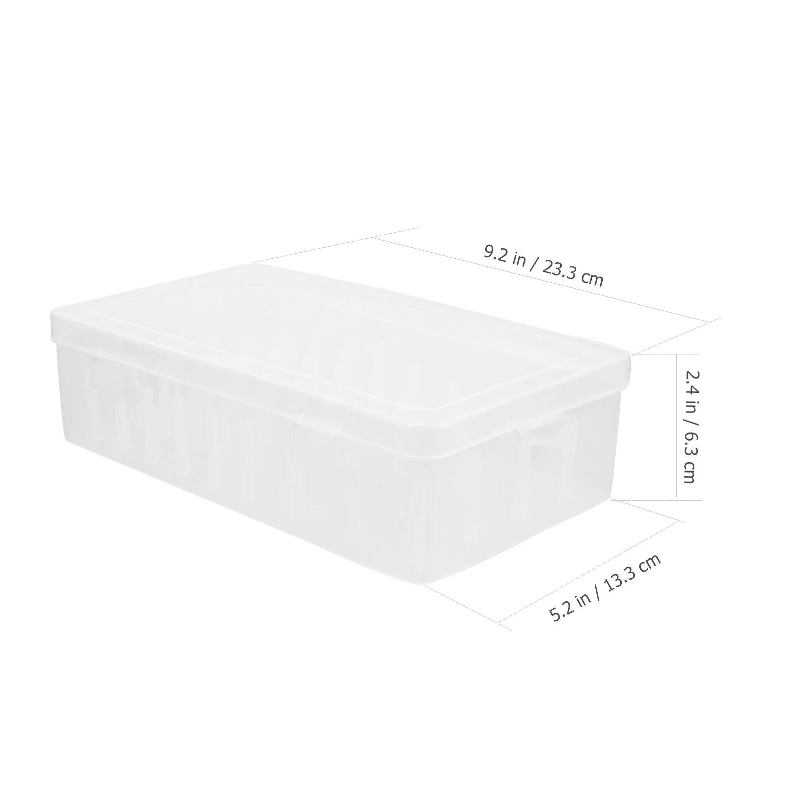 

2pcs Embroidery Thread Holders 42-Slot Plastic Sewing Organizers Clear Window Clamshell Lock Dust-Proof Storage Boxes For
