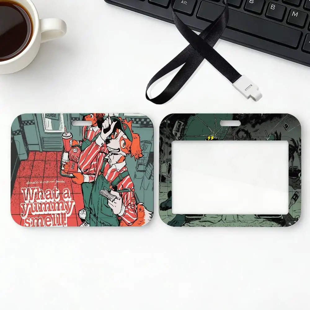 

Мультяшный картхолдер S-SMELL N-Nagabe для карт доступа, проездных на автобус и метро, защитный чехол для карт