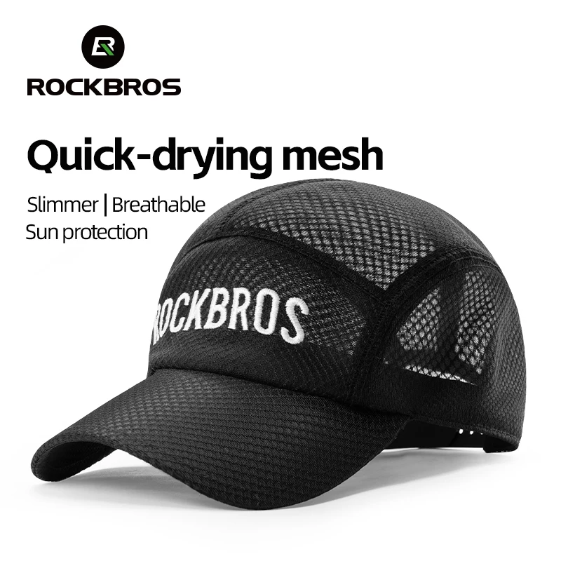 Czapka rowerowa ROCKBROS na lato, lekka, oddychająca, szybkoschnąca, z ochroną UV, czapka sportowa, do biegania, wędkowania, na co dzień.