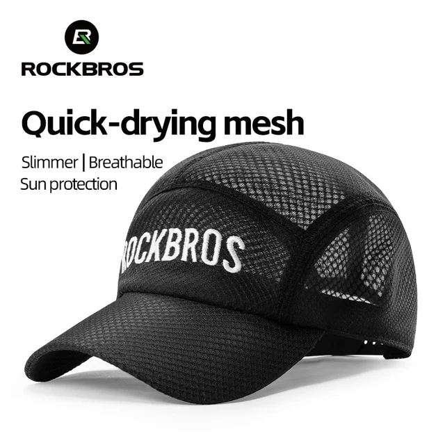 Czapka rowerowa ROCKBROS na lato, lekka, oddychająca, szybkoschnąca, z ochroną UV, czapka sportowa, do biegania, wędkowania, na co dzień.