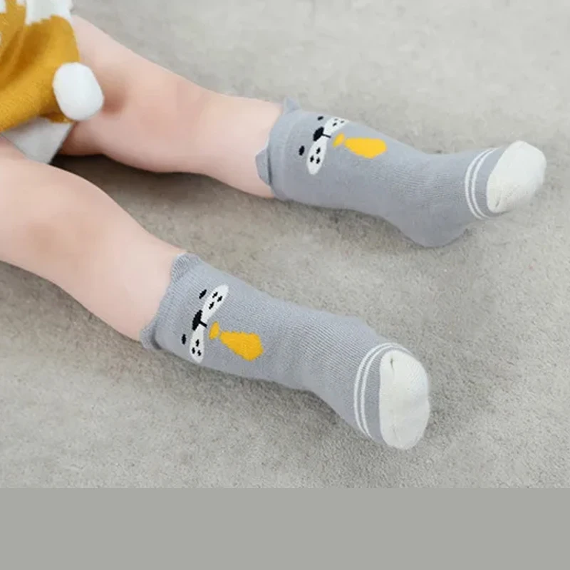 

1-3Year Winter Super Warm Thickness Terry Cotton Knee High Baby Girl Boy Socks Kids Children Cute Animal Anti-slip Towel Leg Sox