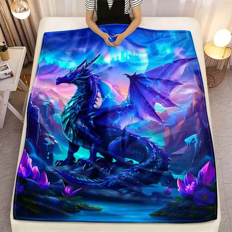 

1 шт. одеяло, мягкое теплое всесезонное одеяло для дома, офиса, кемпинга, идеальный подарок на день рождения, юбилей, распродажа одеял