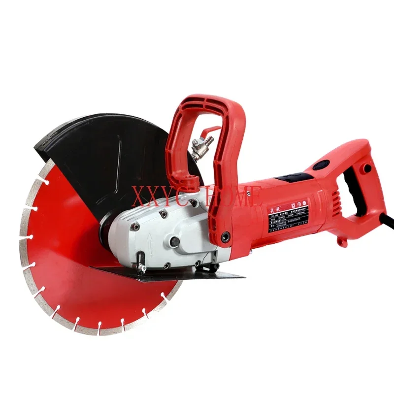 Multi-function Wall Slotting Machine Electric Slotting Machine Concrete Cutting Machine + Diamond Saw Blade 220V 5800W