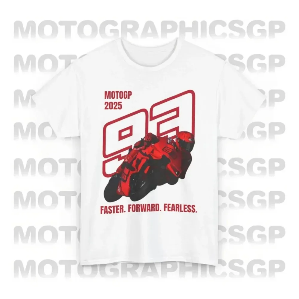 Moto GP Marc Marquez T Shirt Men Motorcycle Fan T-shirt Marquez Graphic MM 93 Tops Ducati Corsa Racing Cotton Tee Kids Clothing