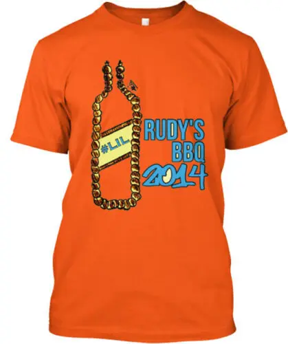 RUDY'S BBQ 2014 FLM Tee T-Shirt Made in the USA Size S to 5XL