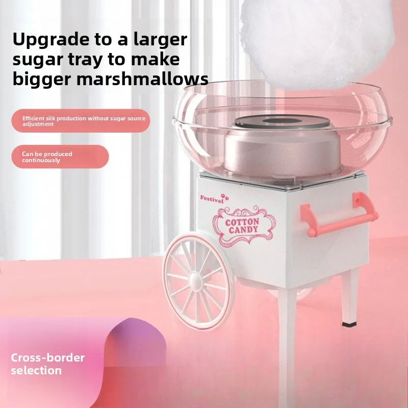 Cross Border Marshmallow Machine, Cotton Candy Machine, Electric Fully Automatic Fancy Mini Marshmallow Machine