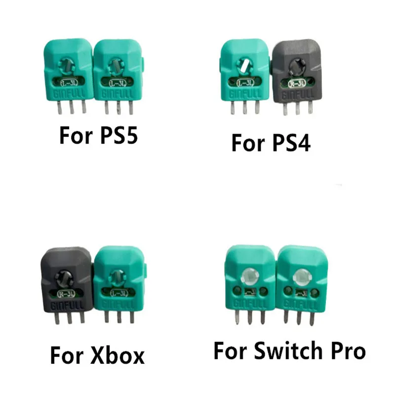 2szt ALPS Hall Stick Potentiometer Replacement Trim Pot Resistor Thumbstick Module Sensor Dla PS5 PS4 Xbox Nintendo Switch Pro