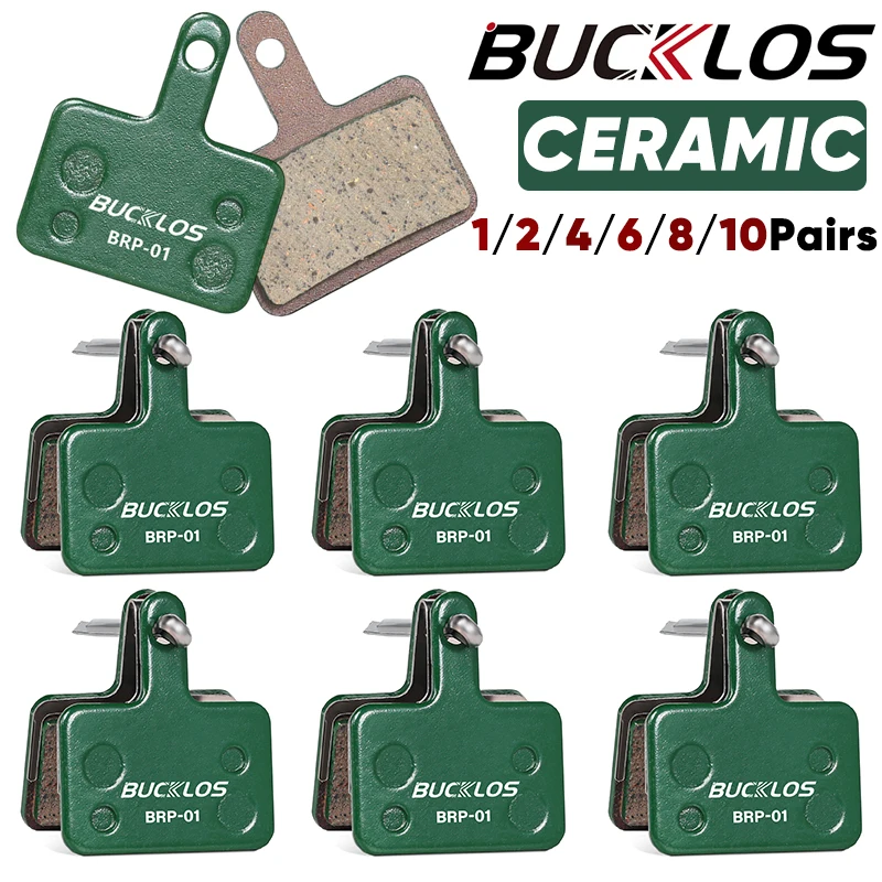 BUCKLOS ceramiczne hydrauliczne klocki hamulcowe do SHIMANO B01S B05S 1/2/4/6/8/10 para klocki hamulcowe MTB odporne na zużycie klocki do hamulców tarczowych