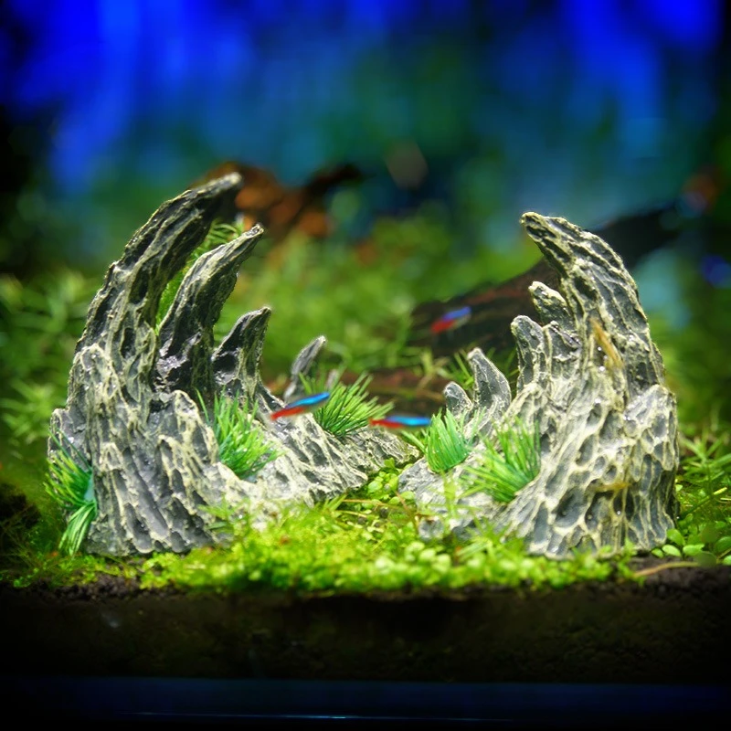 

Simulated Bone Canyon Ornaments Fish Tank Landscape Aquarium Decor Fish and Shrimp Hiding Place Micro Landscape Fairy Garden