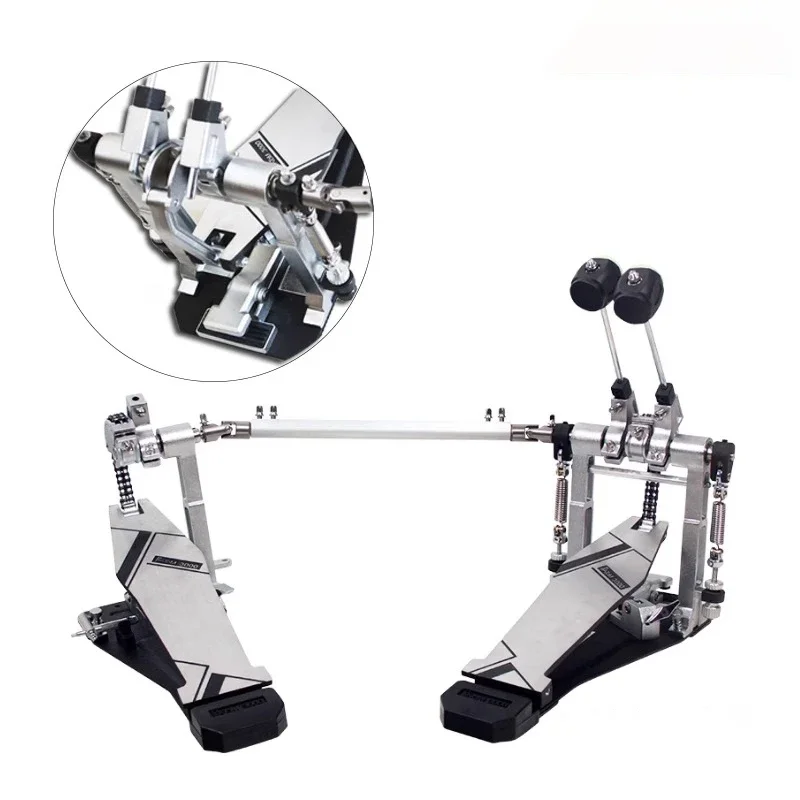 P3000 Drum Stand Double Stepping Hammer Single Step Double Chain Direct Drive Conversion Removable Music Instruments Accessories