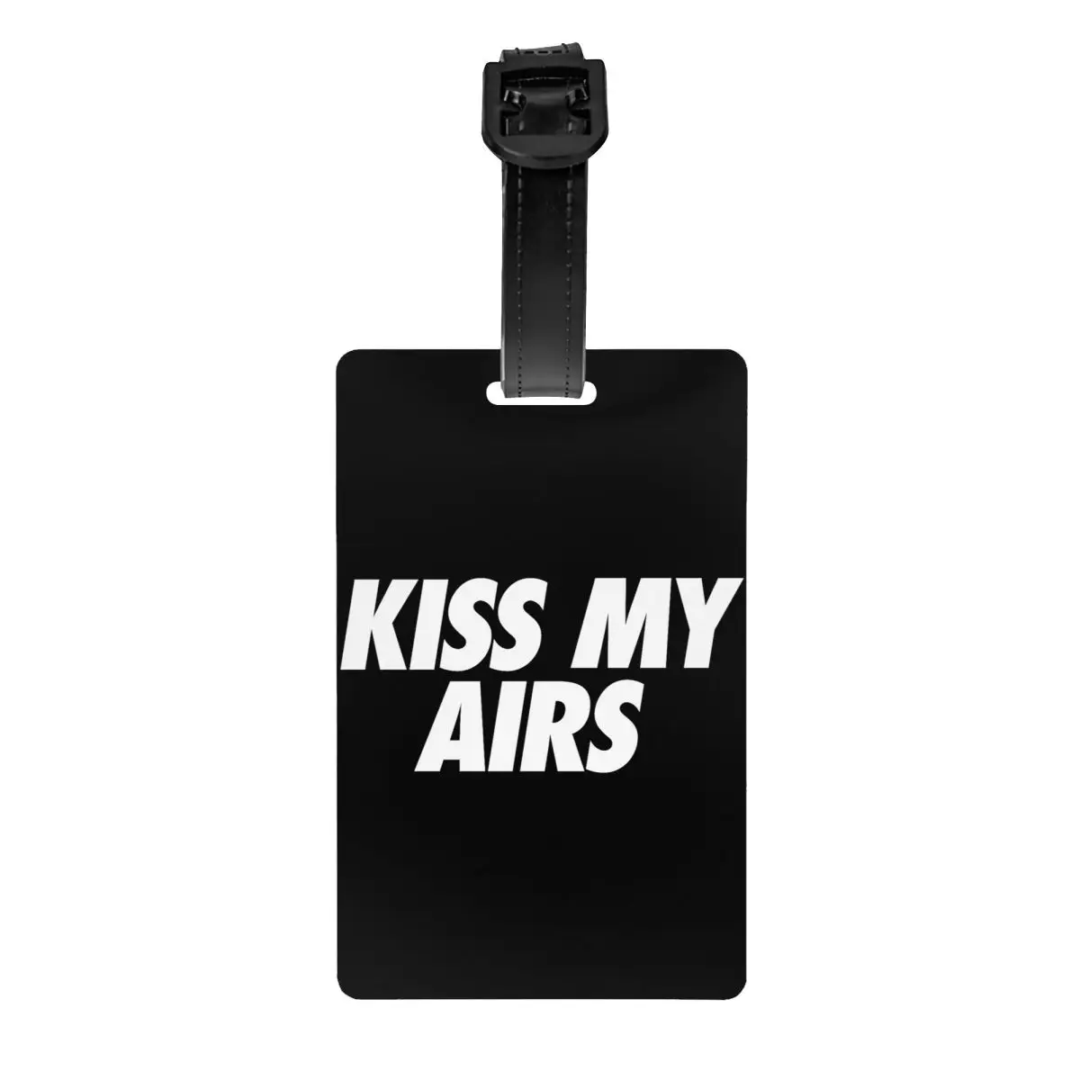 Kiss My Airs Luggage Tag Travel Bag Suitcase Privacy Cover ID Label