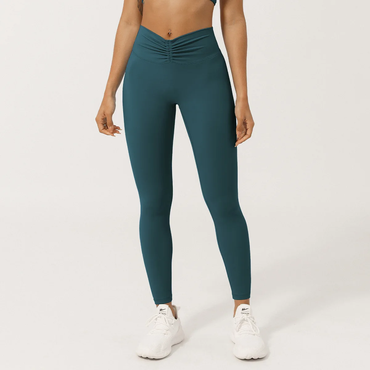 Legginsy do jogi damskie Fitness do biegania wąskie spodnie o wysoką talią Push Up legginsy sportowe odzież sportowa wysportowane szybkie suche