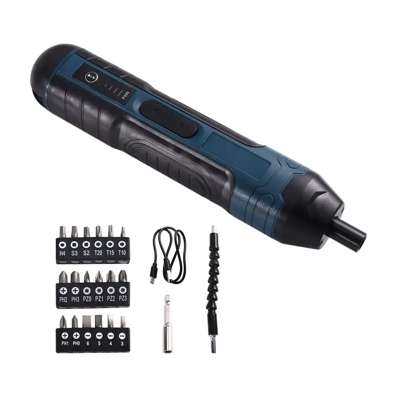 

【EFFICIENT 】Electric Screwdriver Adjustable Speed Screwdriver Multi-Functional Screwdriver Functional Power Tool Set Mini Screwd