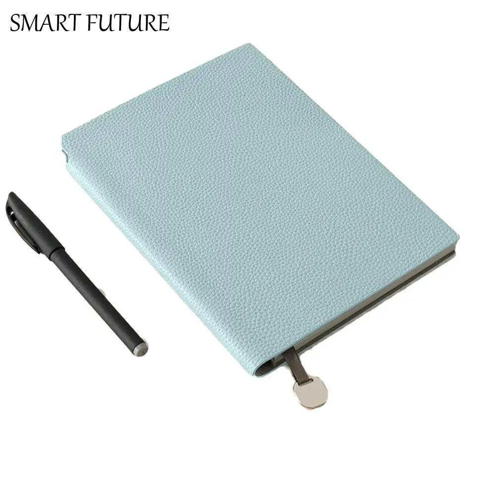 

Work Notepad Thick Leather Notebook A5 Horizontal Line Business Notepad Exquisite Litchi Leather Student Diary Student