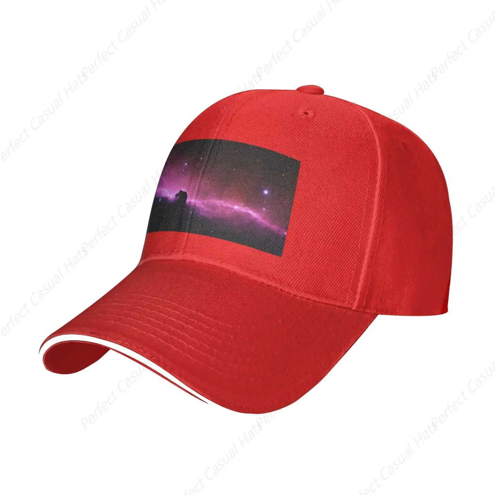 High Quality Dark Star Sky Printing Sandwich Caps Peaked Caps Trucker Hat Men Women Outdoor Sport Travel Sun Visor