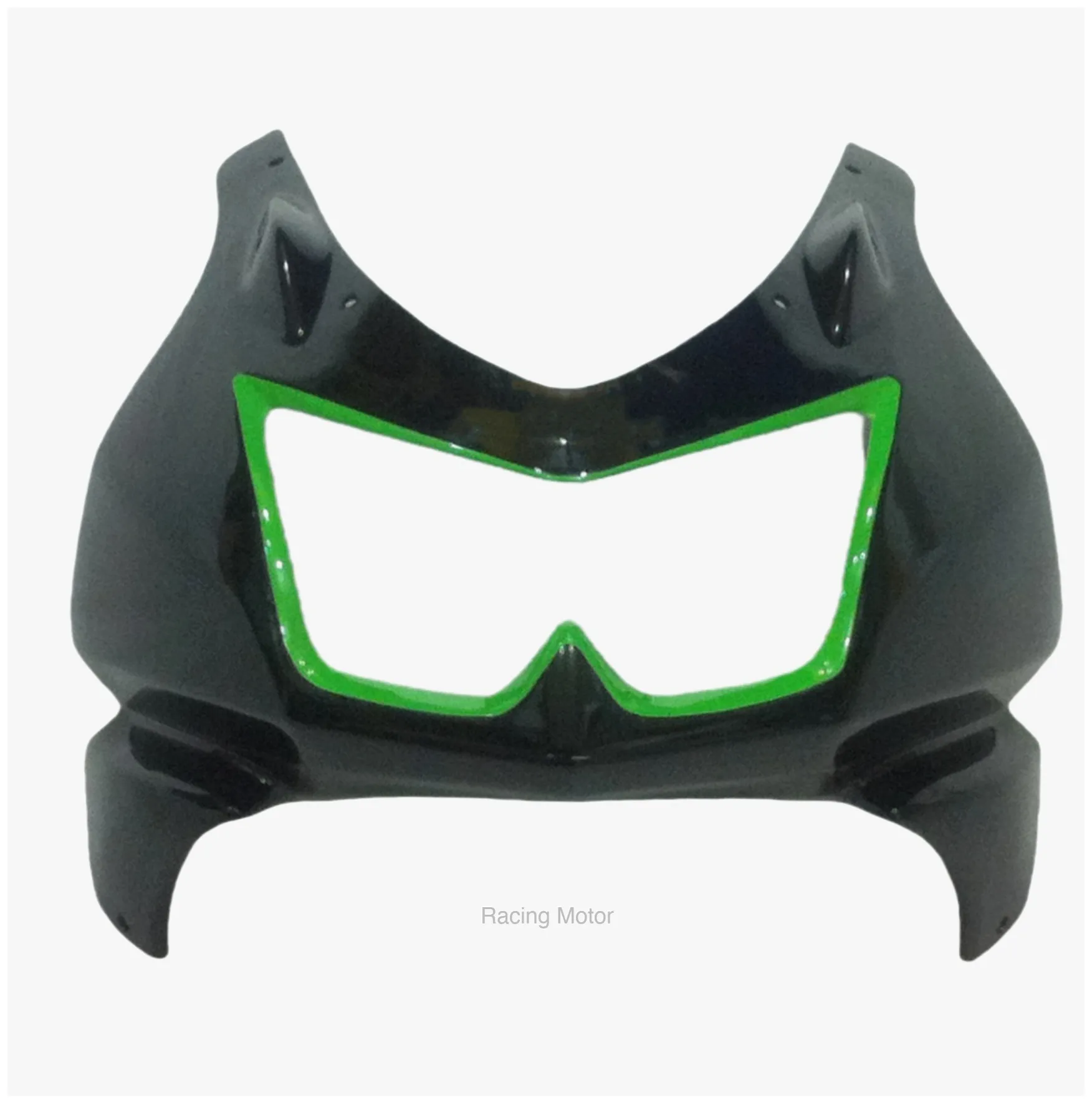 Motorcycle Fairing Body Kit - Blue Front Upper Fairing Headlight Cowl Nose Panlel Fit For Kawasaki Ninja 250R EX250 Accessories