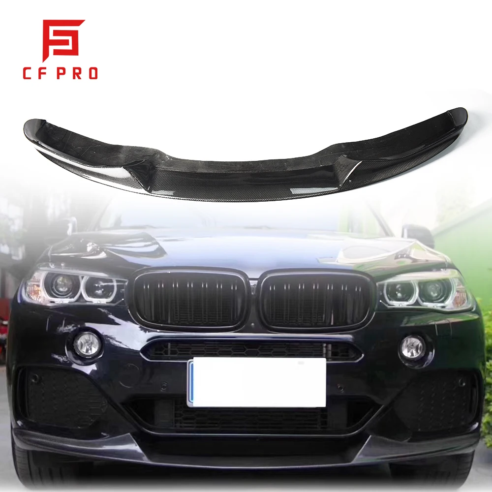 Carbon Fiber MP Style Front Bumper Lip Splitter For BMW X5 F15 Front Splitters Winglets Flaps Apron Accessories