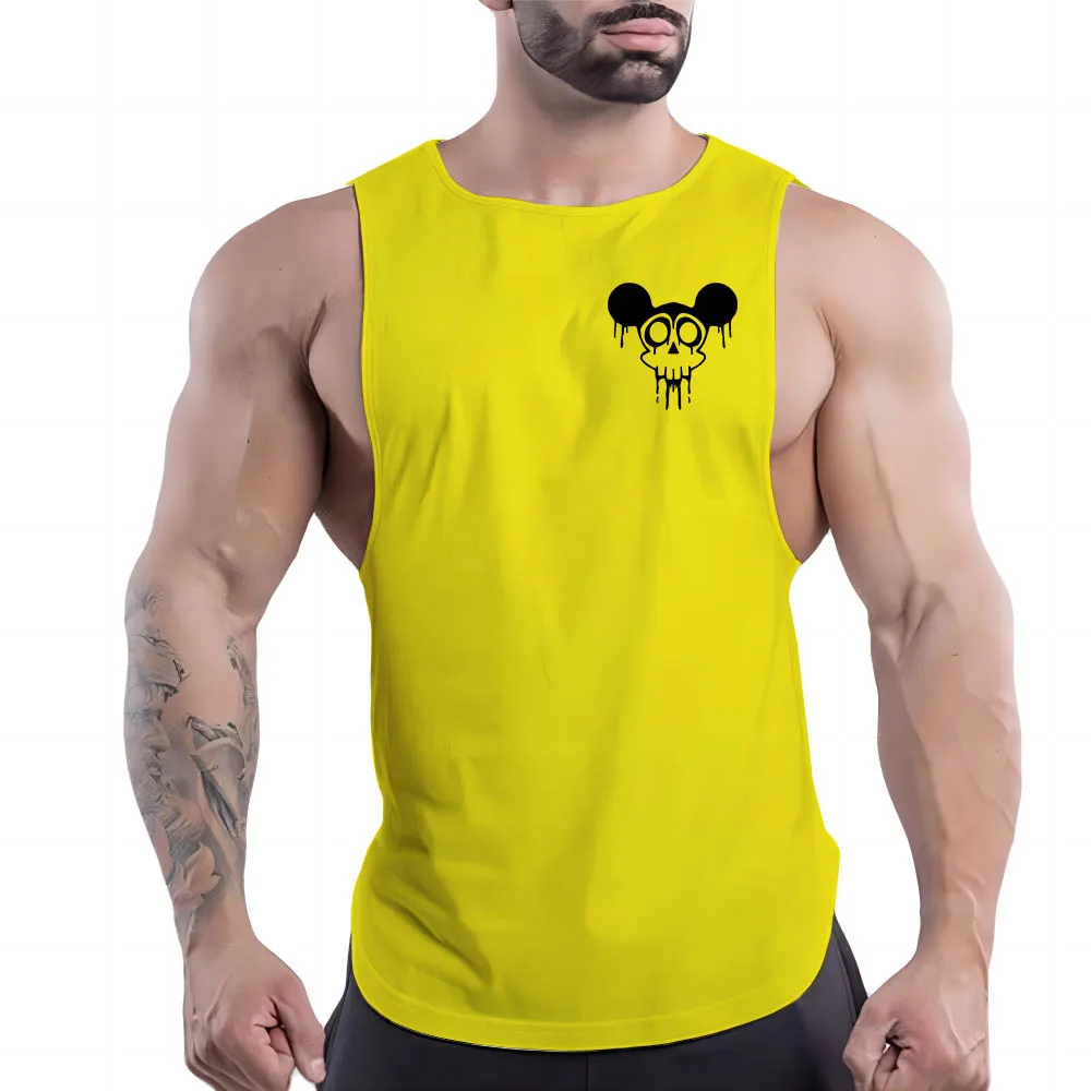 Vier Seizoenen Mouwloos Shirt Basketbal Outdoor Fashion Leisure Ademend Snel Droog Y 2K Sport Fnaf Gym Kleding Mannen Tank Top