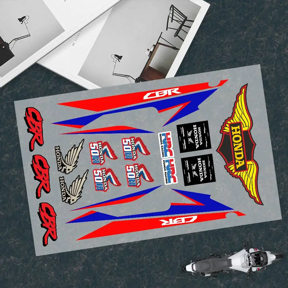 

honda-cbr Japanese Motorcycle Sticker Suitable for Motorcycle Body Reflective Car Sticker Helmet Decal