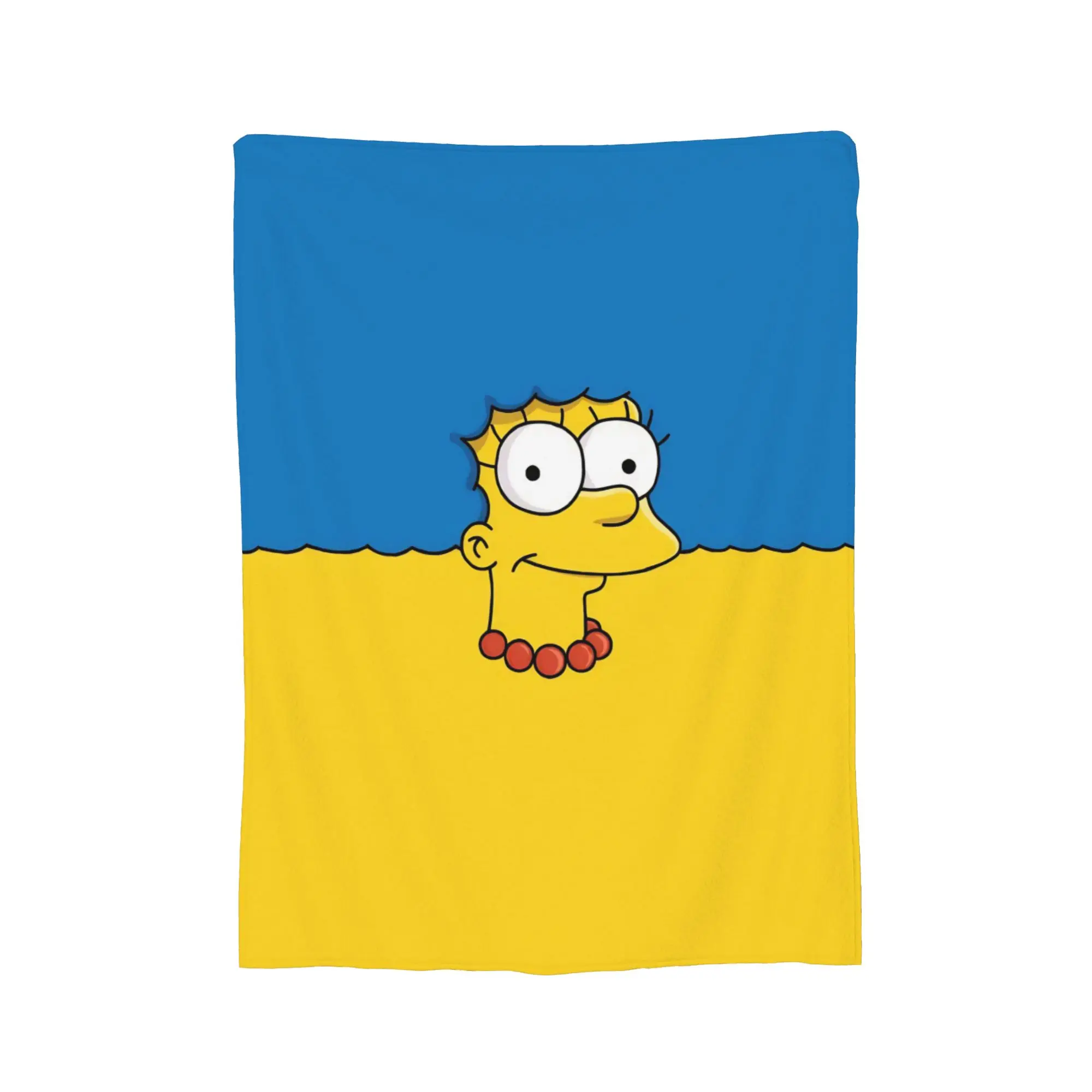 S-Simpson Blanket Fleece Spring/Autumn  Multi-function Super Soft Throw Blankets for Home Couch Rug Piece