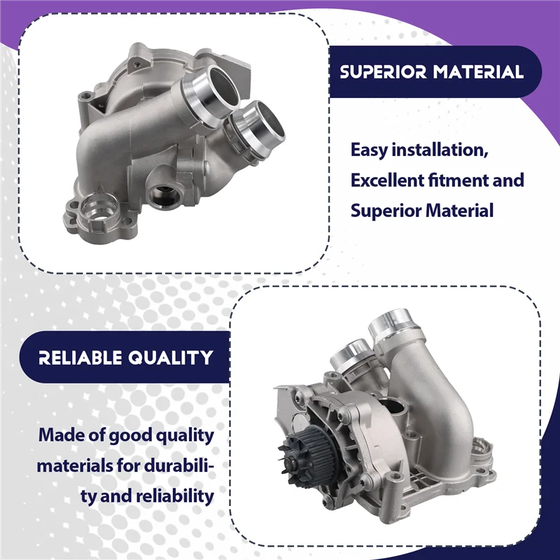 

Engine Coolant Water Pump Thermostat For Passat CC Golf Tiguan Jetta - A3 A4 A5 A6 Q3 Q5 TT 1.8T 2.0T 06H121026