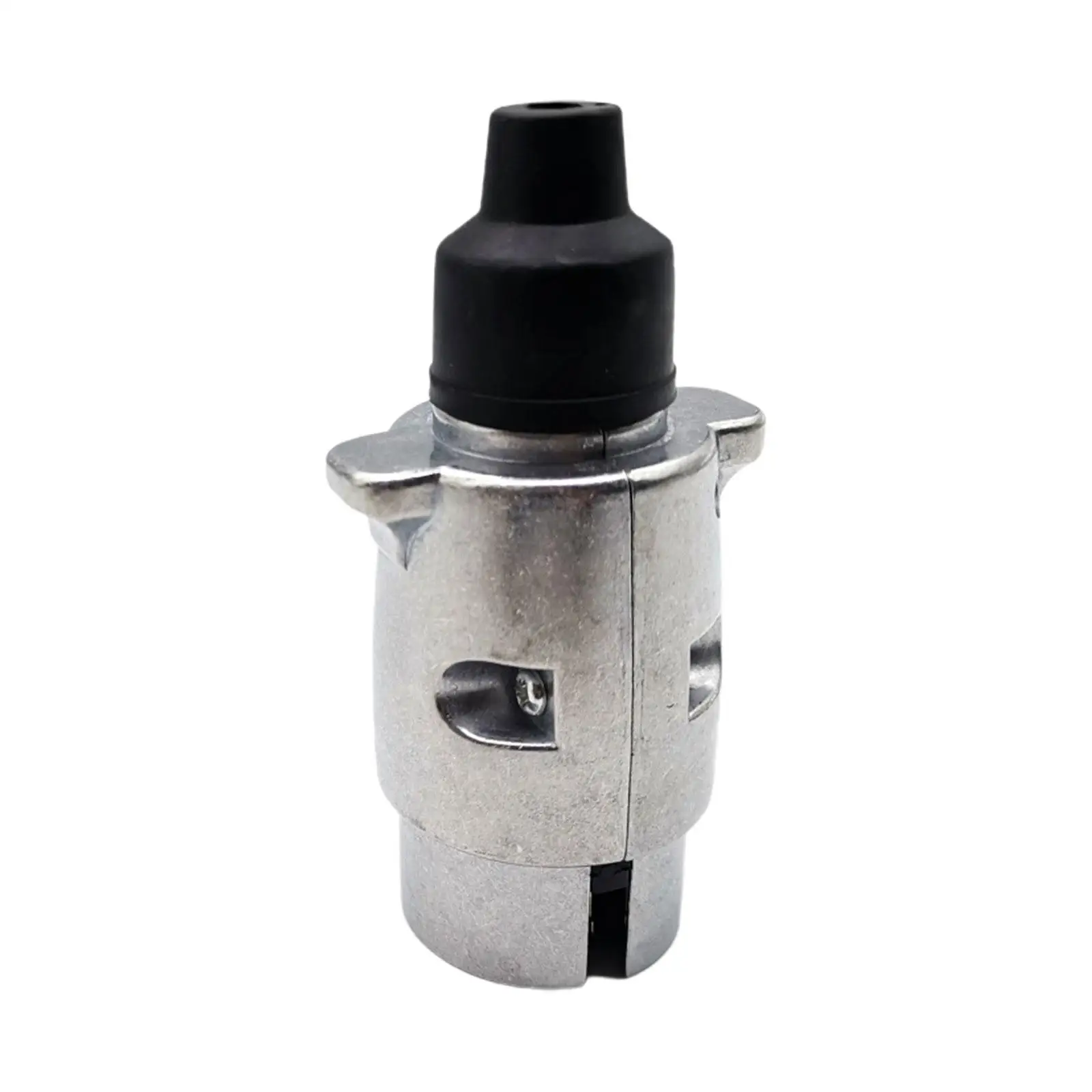 7 Pin Large Round Metal Plug Car Trailer Adaptor Flat Male Plug Round Female Socket Universal For RV Camper Car Accessories J0A6