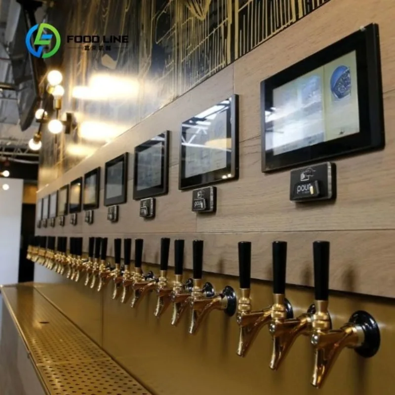 

Custom Premium Stainless Steel Commercial Grade Eco-Friendly Beer Dispenser Electric Self-Pour Detachable Freestanding Easy