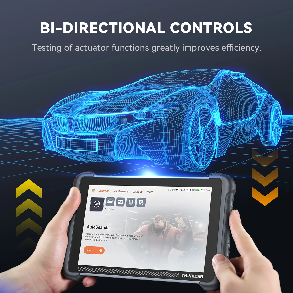 MUCAR VO7 Professional Auto OBD2 Scanner sistema completo codifica ECU Test bidirezionale strumenti diagnostici automobilistici