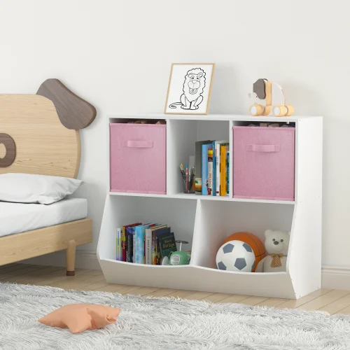 

Children's Plastic and Wood Cabinet Bookshelves with Drawers and Lockers for Bedroom School and Kindergarten Use