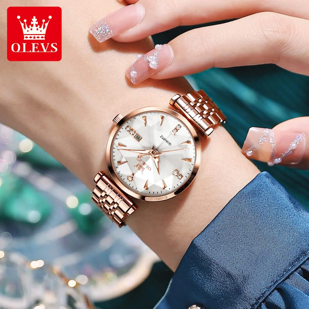 Orologio da donna impermeabile di vendita caldo di marca OLEVS 5536