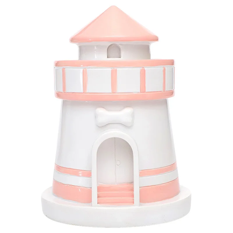 Faro creativo y minimalista, urna para perros y gatos, contenedor de almacenamiento de funerías y cremación para mascotas, suministros conmemorativos