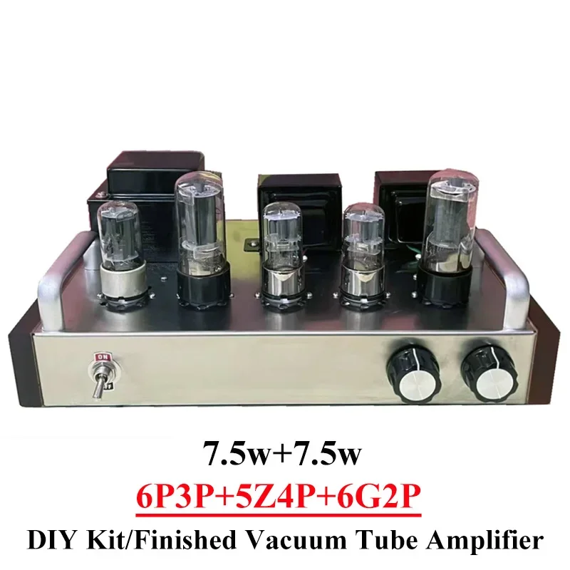 

7.5w*2 6p3p Vacuum Tube Amplifier Diy Kit Finished Product High Power Bluetooth 5.0 Single Ended Class A Amplifier Audio