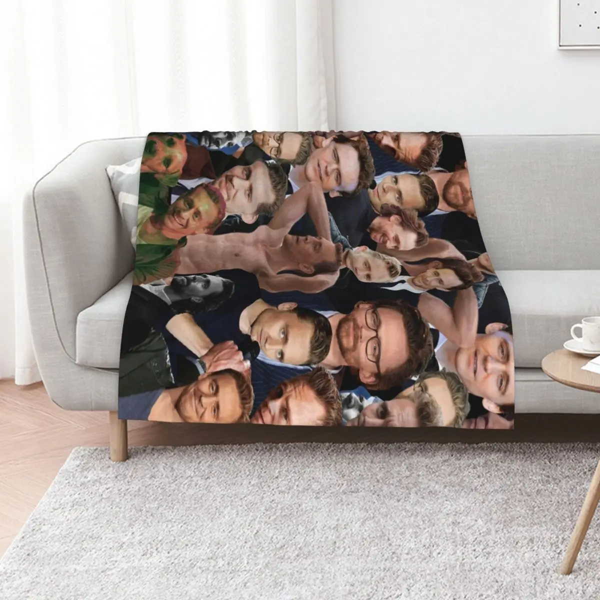 Tom Hiddleston photo collage Throw Blanket Thin Cute Plaid Luxury Tourist Sofa Quilt Blankets
