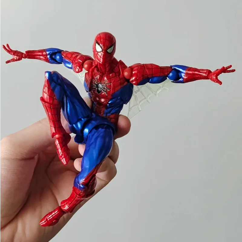 

Ct Toys Mafex Spider Man 2.0 Peter High Quality Anime Action Figure Joint Mobile Model Toys Cool Toys Festvial Gifts