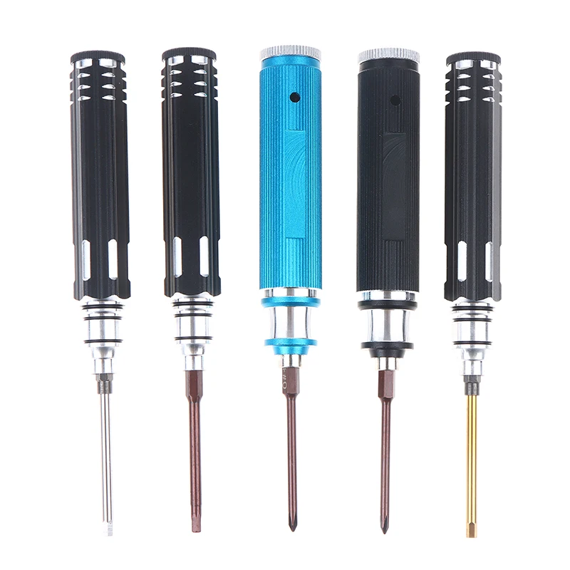 4-in-1 Hex Screwdriver Set Metal Tool Kit 1/1.5/2.0/2.5/3.0mm For RC Helicopter Car Airplane Drone Aircraft Models Repairing