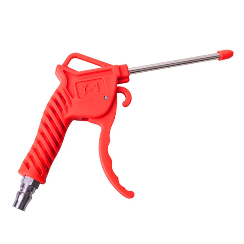 Air Blow Gun Yellow Angled Nozzle Plastic Handle Dust Gun Air Compressor Air Pump