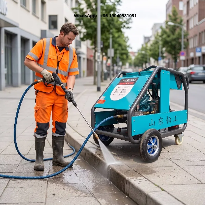 Ultra High Pressure Water Jetting Machine 500Bar 7250PSI Industrial Cleaning Equipment High Pressure Water Jet for Sale