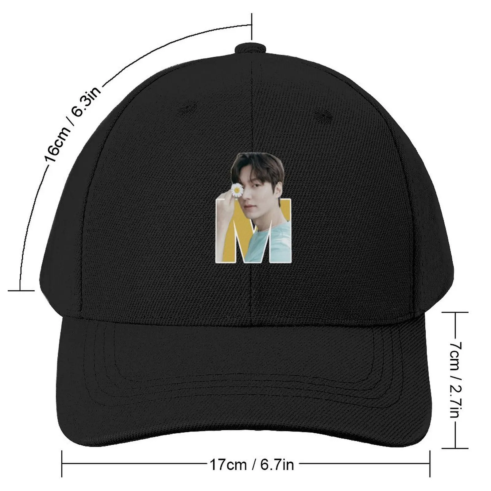 Minoz, lee min ho fans Baseball Cap black Beach Bag Sunscreen New In Hat Female Men's