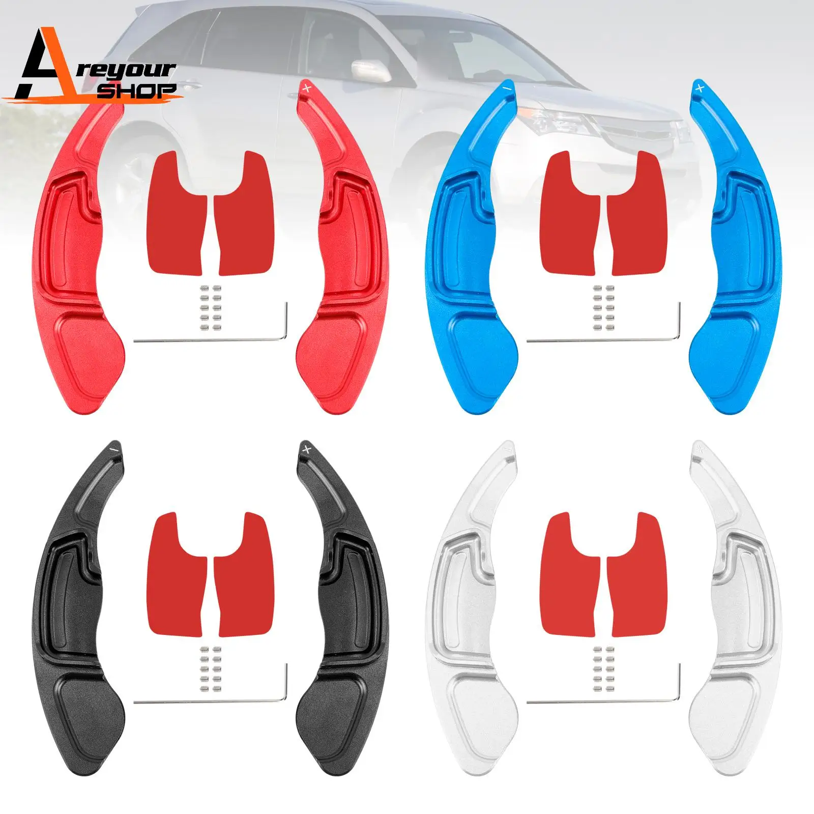 

Steering Wheel Paddle Shifter Extension for Acura MDX RDX TLX Aluminium