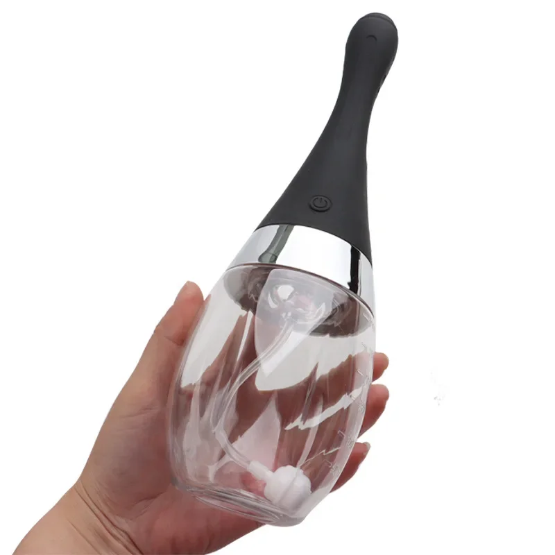 Douche vaginale électrique pour femme, lavement électrique, masseur vibrant, nettoyage du dos, jouets pour adultes